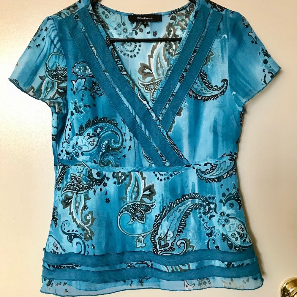 One Touch Tunic / Blouse, Size S, like new